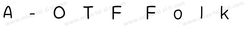 A-OTF Folk Pro R字体转换